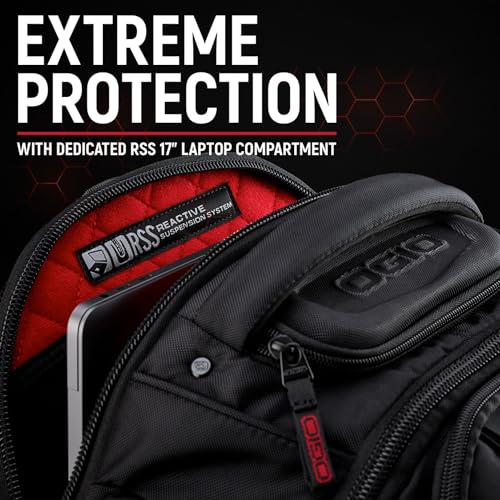 OGIO Renegade Backpack Black - 15.5 Inch Laptop, Business & School Use
