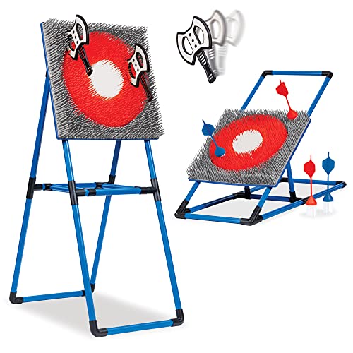 2-in-1 Axe & Lawn Dart Game Set - Outdoor Family Backyard Fun