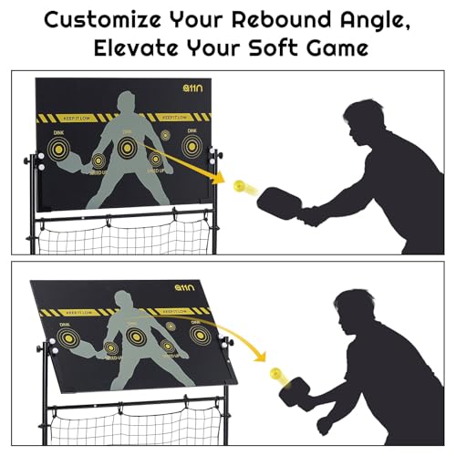 Pickleball Practice Rebounder with Adjustable Angles - Dink Board for Training