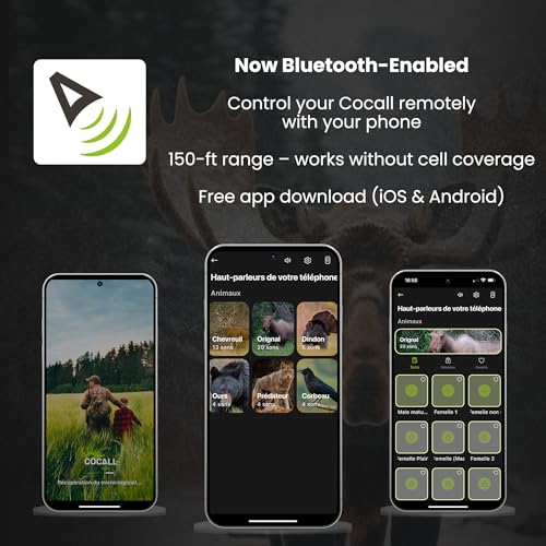 COCALL 2XB Bluetooth Game Call with App - Deer, Bear & Moose Hunting Device