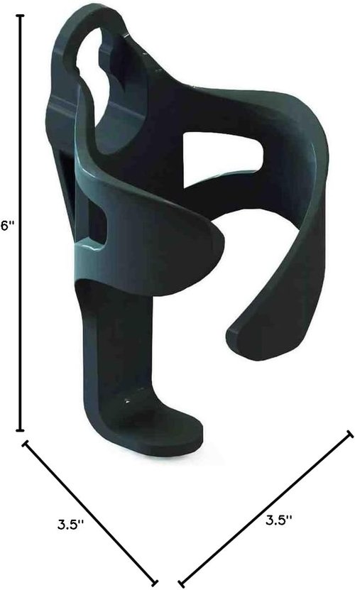 Clicgear Golf Trolley Cup Holder - XL Size for Easy Access | Sleek Black Design