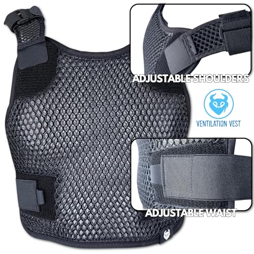 MILITAUR Small Black Adjustable Ventilation Vest for Tactical Airflow