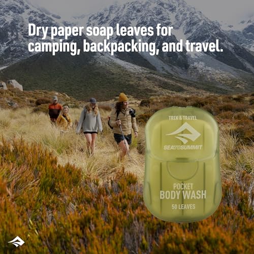 Travel Pocket Body Wash 3-Pack - Biodegradable Soap Leaves for On-the-Go Hygiene