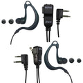 WETIN Walkie Talkie earpiece Walkie Talkie Headset with mic Compatible Midland Walkie Talkie Earpiece gxt1000vp4 gxt1000 with PTT/VOX Pair