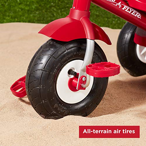 Radio Flyer All-Terrain Stroll 'N Trike for Toddlers Ages 1-5 with UV Canopy - Ultimate 30.71x21.65x41.34 inches