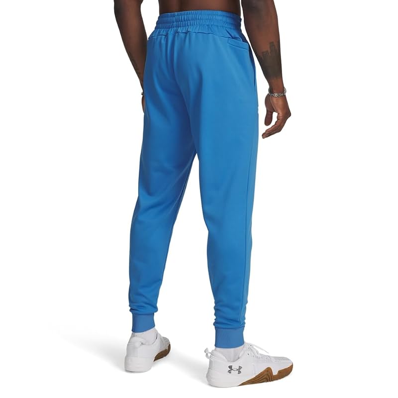 Under Armour Men’s Armour Fleece Joggers - Blue Atlantis / White, Large