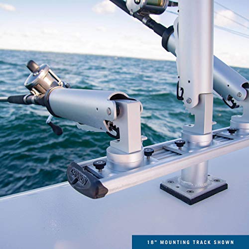 Cannon 12-Inch Aluminum Mounting Track for Downriggers & Boat Accessories
