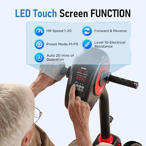 Elliptical Exercise Machine for Seniors & Rehab - Low-Impact Home Cardio
