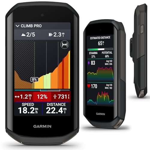 Cycling GPS Computer with Touchscreen & Sensors Bundle - 20H Battery