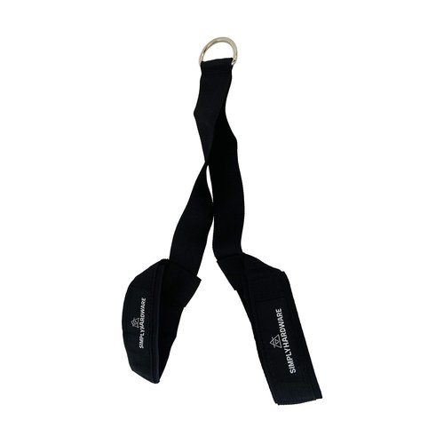 Hip Flexor Training Strap | for Knees Over Toes Workout Cable Machine Attachment | Reverse Squat Strap | Foot Strap