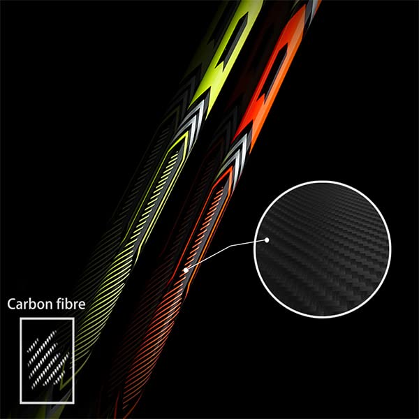 4-Pack Carbon Fiber Badminton Rackets Set - Lightweight Durable Sports Gear