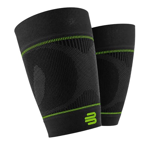 Bauerfeind Sports Compression Thigh Sleeves - Black, Medium/Long, 1 Pair