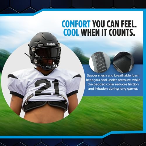 Adult Football Shoulder Pads - Xcalibur Large Shoulder Protection for Football