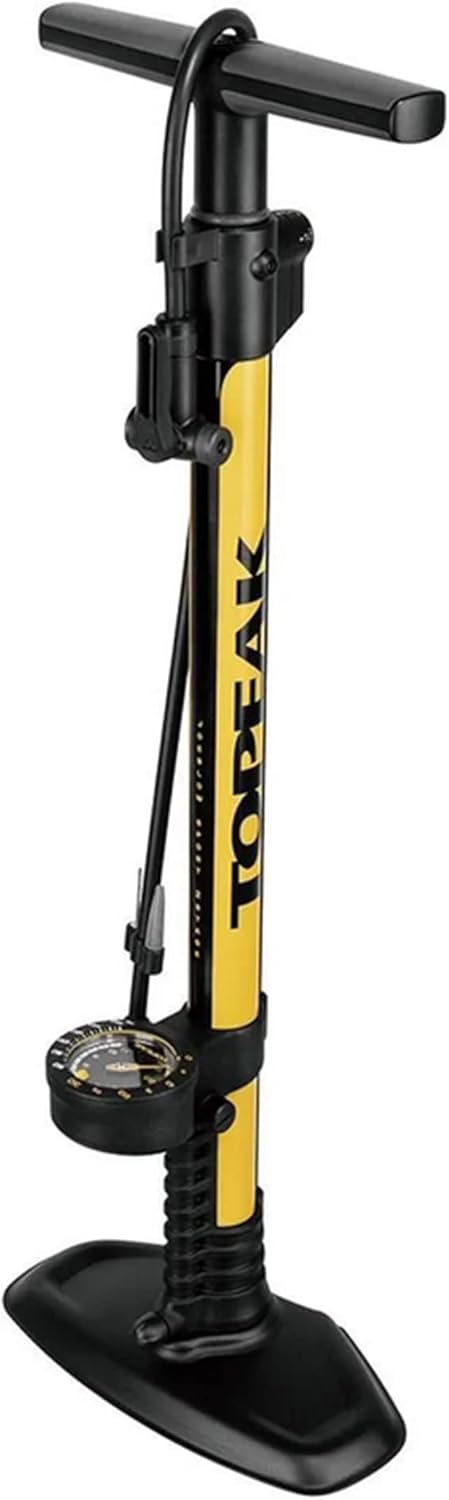 Topeak JoeBlow Sport 2Stage Bike Pump - Dual-Stage High Volume & Pressure, TwinHead DX5, 160 PSI