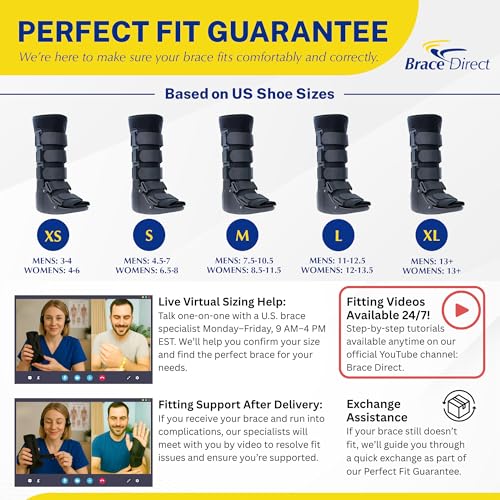 Brace Direct Tall CAM Walking Boot M - Orthopedic Foot & Ankle Support
