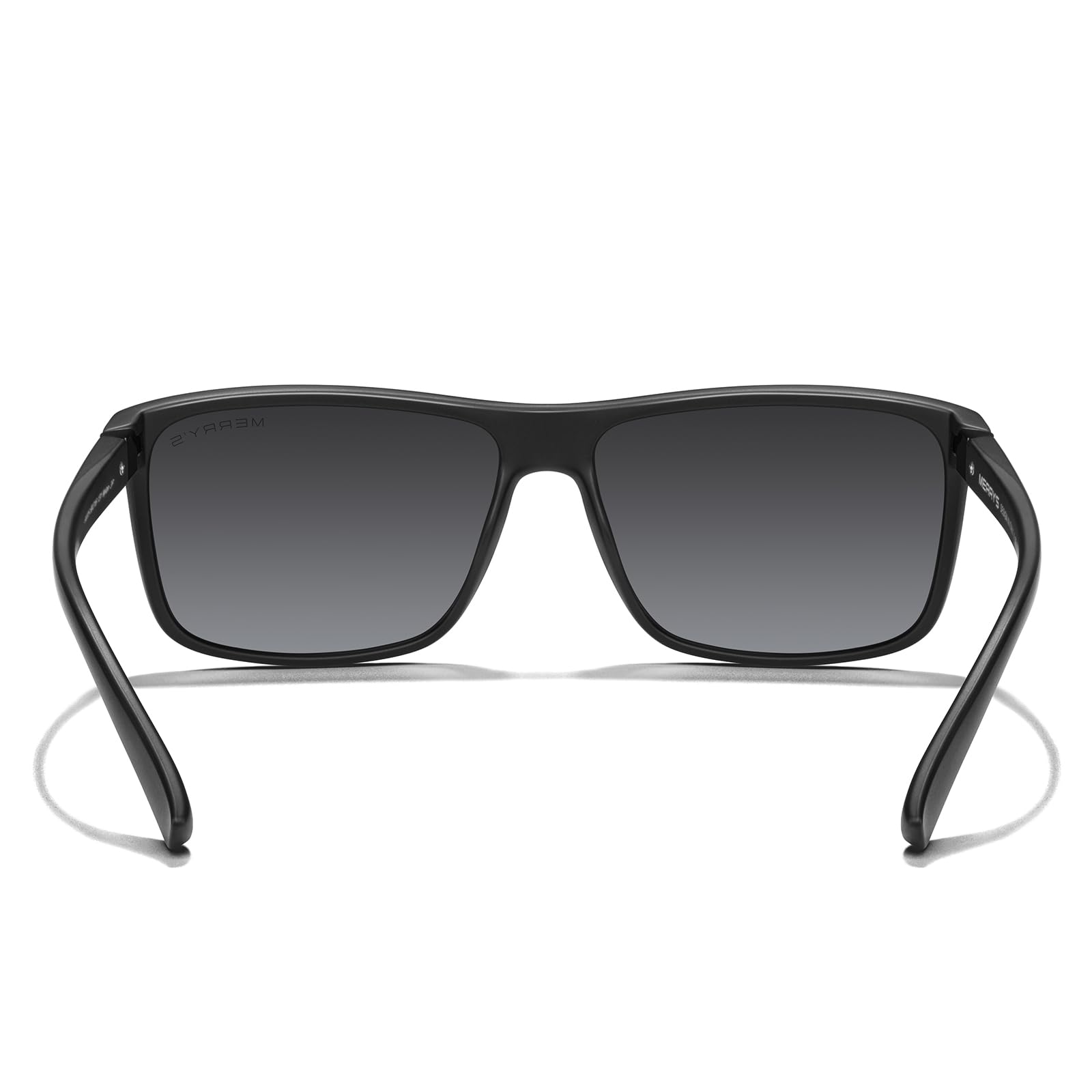 MERRY'S Rectangular Polarized Sports Sunglasses for Men Women Cycling Driving Fishing UV400 Protection S8225