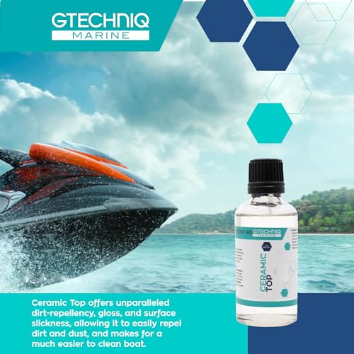 Gtechniq Marine Ceramic Top Coat - Protective Coating for Boats & Yachts 50ml