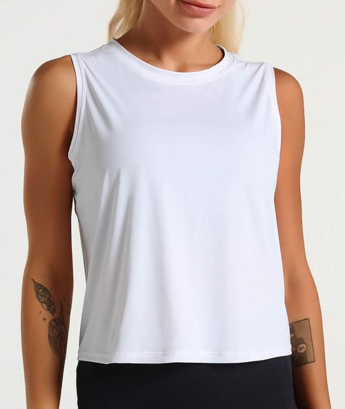 Dragon Fit Women's Ice Silk Workout Tank Top - Sleeveless Cropped Yoga Shirt for Summer Fitness