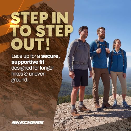 Skechers Men's Terraform Selvin Boot CDB Dark Brown 10.5XW Variation