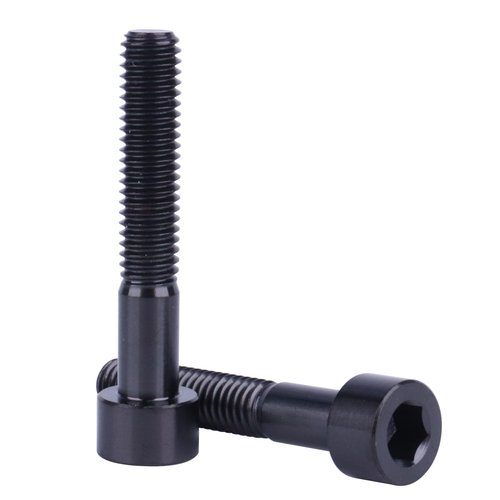 UHDFBDHF Titanium M6x35mm Bolts Allen Head for Bicycle Headset Screws Pack of 6 (Black)