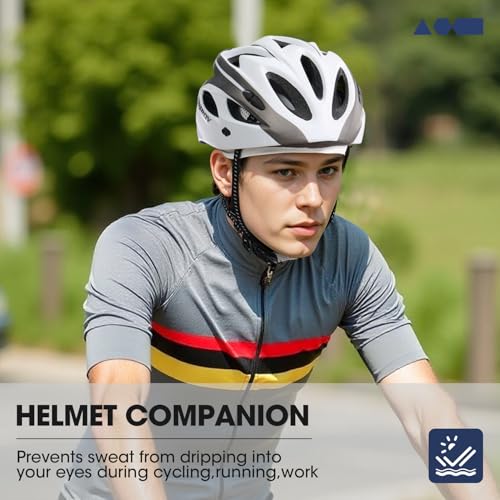 Breathable Skull Cap Mesh Helmet Liner for Men Women - Black+Black