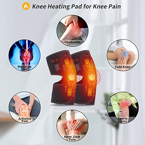 Heated Knee Pad Battery Powered Heating Brace for Men Women Elders