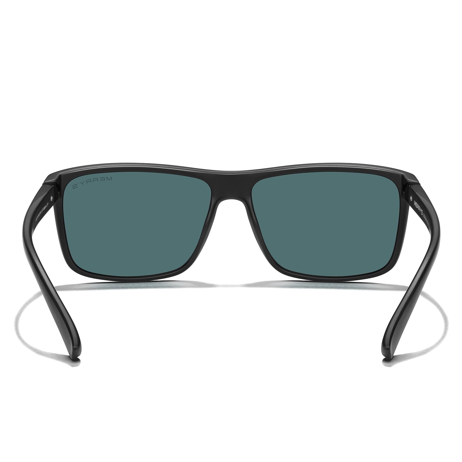 MERRY'S Rectangular Polarized Sports Sunglasses for Men Women Cycling Driving Fishing UV400 Protection S8225