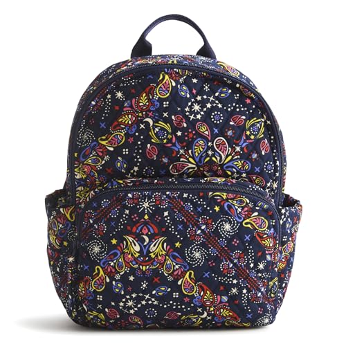 Vera Bradley Women's Small Banbury Backpack Starry Paisley - Lightweight Cotton