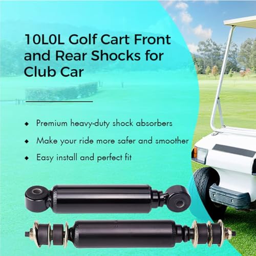 Golf Cart Shock Absorbers Front and Rear Set for Club Car 1988-up, Precedent 2004-up, Tempo 2018-up - 10L0L