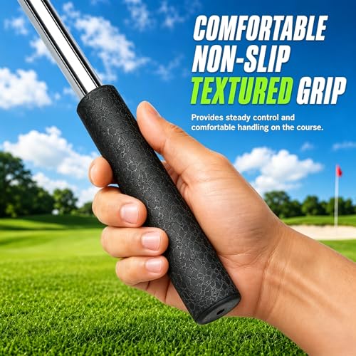 Green 12ft Telescopic Golf Ball Retriever with Dual-Sided Pickup - Stainless Steel