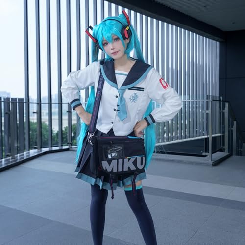 Hatsune Miku Crossbody Messenger Bag - Black 5 - Collaboration Series