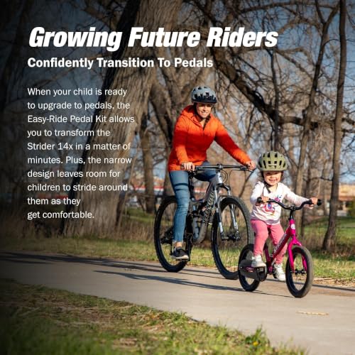 Kids Pedal Conversion Kit for 14x Balance Bike - Easy-Ride Pedal Set for Ages 4-7