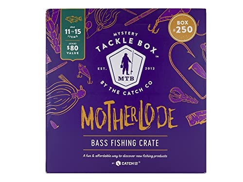 Freshwater Bass Fishing Kit - Mystery Tackle Box Motherlode with Lures & Tips