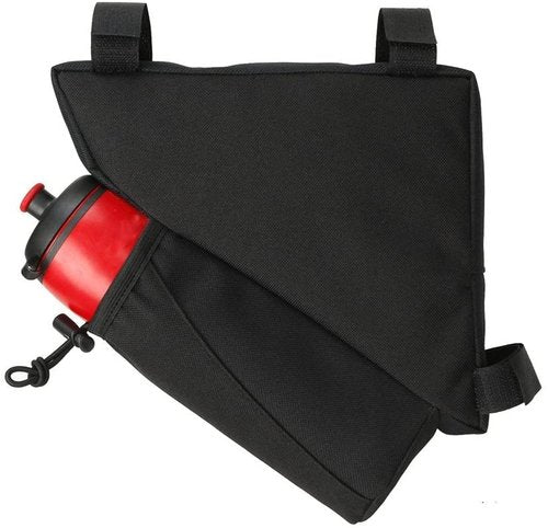 UPANBIKE Bike Triangle Frame Bag Front Tube Bag 1.5L Polyester Bag ，Black