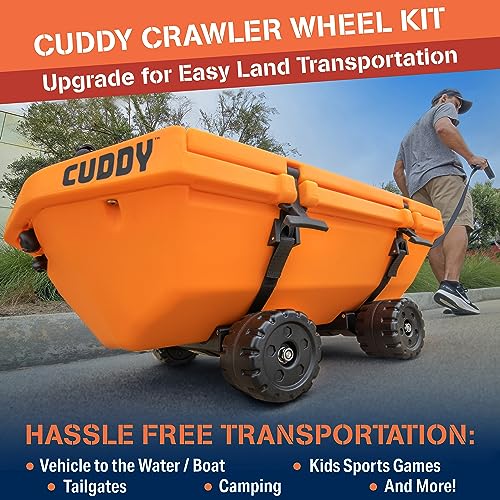 3.5 Inch Cuddy Crawler Wheel Conversion Set for Cooler Transport