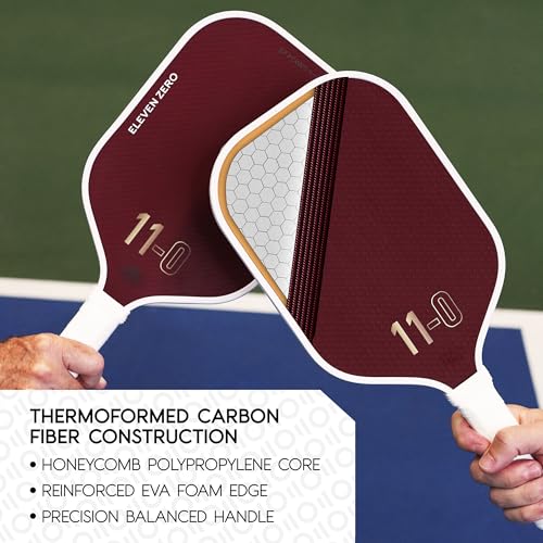 Pro Pickleball Paddle 16mm Aramid Carbon Fiber USAPA Approved for Spin & Control