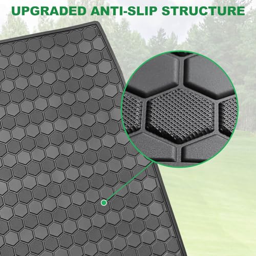 LEAPGOMAX Black Golf Cart Floor Mat for Yamaha G29 Drive & Adventurer 2007-2016