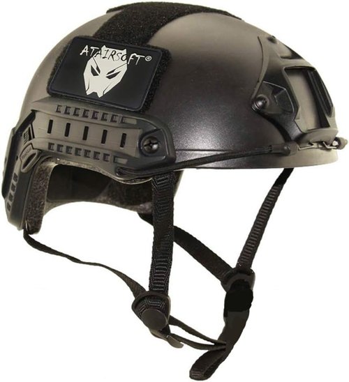 ATAIRSOFT MH Type Tactical Airsoft Paintball Helmet Hunting Version Helmet Black