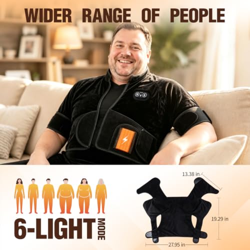 Weighted Heating Pad for Neck, Shoulders & Back with Vibration & Heat