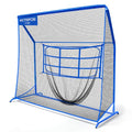 7x7 ft Baseball Softball Batting Cage Net with Metal Frame - Hitting & Practice