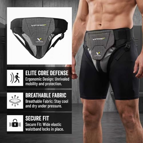 Ice Hockey Goalie Jock with Impact-Dispersing Athletic Cup - Adult & Youth SR