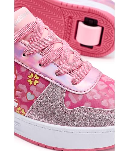 Heelys Kama HKC Kids Roller Shoes - Pink Light Pink, Lace-Up, Cushioned Fit