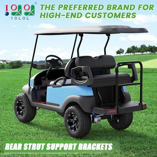 Rear Strut Brackets for Club Car Precedent 88-Inch Roof - Heavy-Duty Reinforcement Set