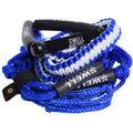 SWELL Wakesurf Rope - Premium Blue Braided Wakesurf Line with Float Handles