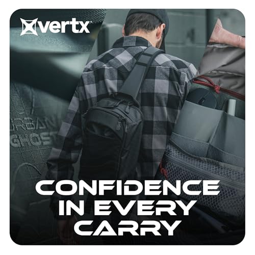 Vertx Urban Ghost Tactical Sling Bag - 10L Black CCW Carry Pack with Rapid Access