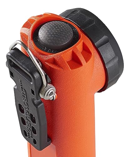 Streamlight Survivor X USB Rechargeable Firefighter Flashlight - 250 Lumens, Right-Angle, Orange, USB Battery