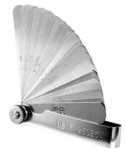 OEMTOOLS 25025 26 Blade Master Feeler Gauge - Metric & SAE, Hardened Steel