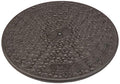 Jackel 24-Inch Septic Tank Riser Cover with Water-Tight Seal, Black