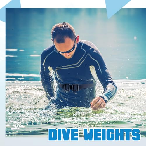 Dive Weights Belt Set 4 Pcs Nylon Scuba Diving Weight Belt with Quick Release Buckle - Black / 1.1lb, 2.2lb, 3.3lb, 4.4lb