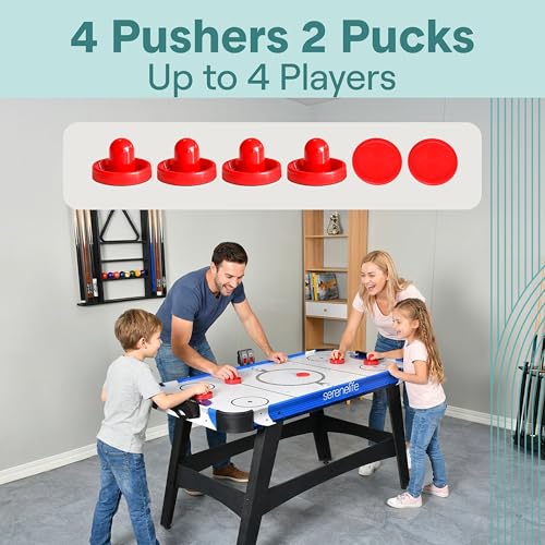 58-Inch Air Hockey Table with Digital Scoreboard & Powerful Motor